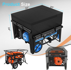 Generator Covers for Outside,100% Waterproof ,All-Weather Generator Cover with B