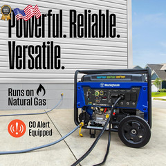 Westinghouse 13500 Peak Watt Tri-Fuel Home Backup Portable Generator Remote US