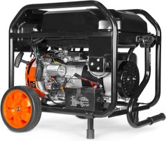 WEN 5,600-W Portable RV Ready Dual Fuel Gas Generator, Electric Start, CO Sensor