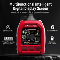 4000 Watt Dual Fuel Generator MXR Inverter Gas Propane RV Ready Bluetooth Start