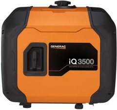 Generac 3500-W Quiet Portable Gas Powered Inverter Generator with Electric Start