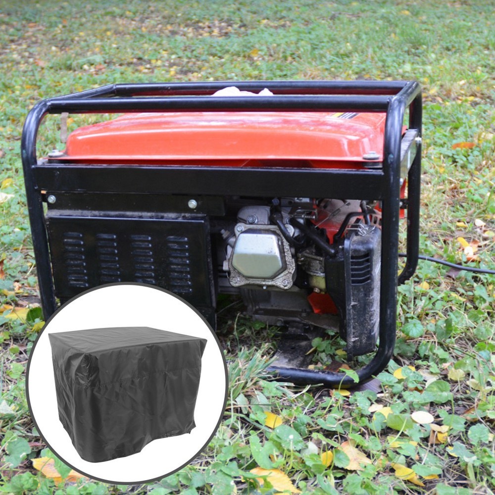 Portable Oxford Cloth Generator Cover Universal Black Weather Resistant Shield