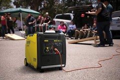 Champion 4500-W Portable Gas Powered Inverter Generator, Remote Start, CO Shield
