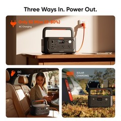 Jackery Portable Power Station Explorer 500 V2, 510Wh