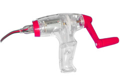 Genecon Hand Crank Generator, Self-Powered Manual Electricity, 2.5V-12V, 0.2 Amp