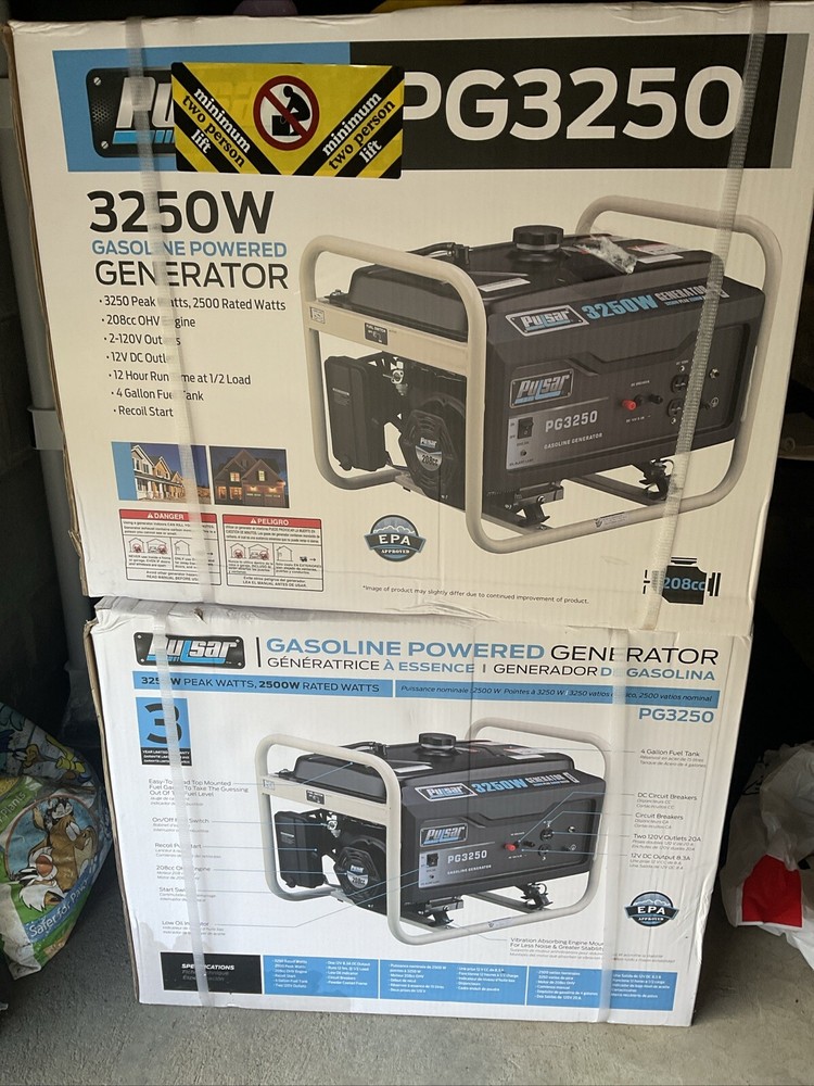 Pulsar pg3250 gasoline Generator