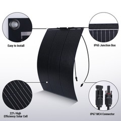 5000W Inverter Solar Panel Kit Solar Power Generator 30A Home 110V Grid System