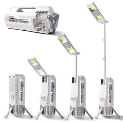 1000W Portable Power Station, 80Ah Battery, Backup Power Supply with LED Light