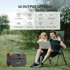 PECRON 2*e3600lfp Portable Power Station 3072Wh 3600W Home Backup Generator