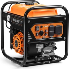 Inverter Generator 5000W Peak Power Gas Engine Digital Display Remote Start