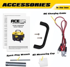 Aceup 1200W Gas Generator Portable EPA Carb Compliant Ultralight Home Use