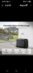 OUPES Mega 5 Portable Power Generator 4000W Output/5040Wh/7000WSurge/2100W Solar