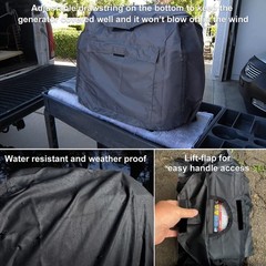Waterproof Generator Cover w/ Storage Pocket for Honda Eu2000i Eu2200i Generator