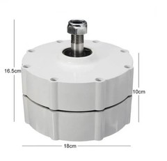 300W 400W Low Speed 12V 24V 48V 3 Phase Gearless Permanent Magnet AC Alternators