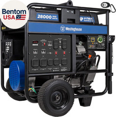 28000 Peak Watt Home Backup Portable Generator, Remote Electric Start with Auto