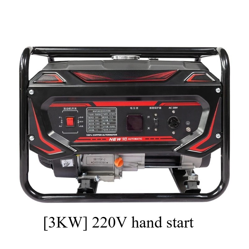 Gasoline Generator Small Outdoor 3KW5KW6KW8KW High Power Home Generator 220V