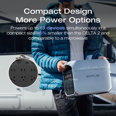 EcoFlow DELTA 3 Plus 1024Wh Portable Power Station+220W Solar Panel Refurbished