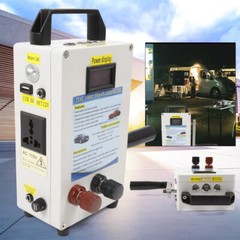 Hand Crank Generator Power Supply Portable Emergency Charger Household 110V 150W