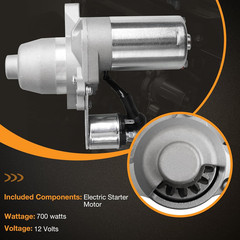 Electric Starter Motor for Harbor Freight Predator 3500 Watt Inverter Generator,