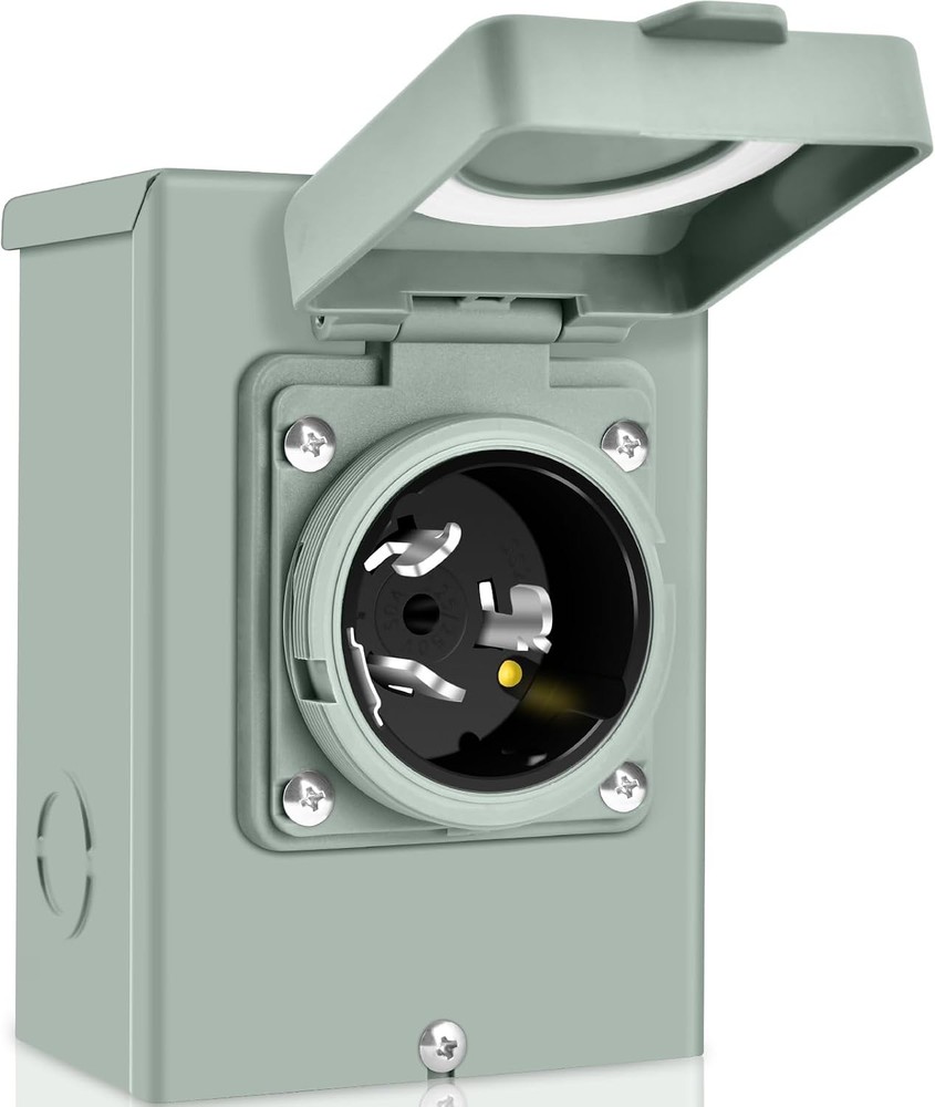 PAULINN 50 Amp Generator Power Inlet Box NEMA SS2-50P 125/250V Weatherproof ETL