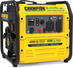 Champion 4,250-Watt Super Quiet Portable Hybrid Dual Fuel Gas Inverter Generator