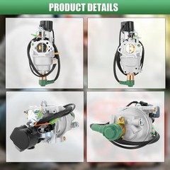 Carburetor Compatible with Harbor Freight Predator 9500 watt 459cc Quiet
