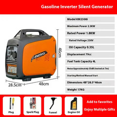 Portable Home-use Small 220V Outdoor Variable Frequency Gasoline Generator