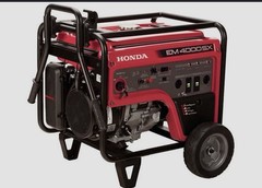Honda EM4000SX Portable Generator Brand New NO Original Box LOCAL PICK UP ONLY