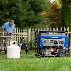 Westinghouse 12,500-W Portable Dual Fuel Gas Powered Generator with Remote Start