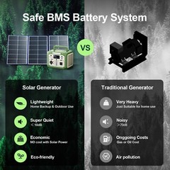 BMS Outdoor Power Portable Power Station Solar Generator Outdoor Camping AC/DC