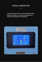 Portable Pedal Generator 5V/12V/48V Mobile Phone Charging Treasure 350W High