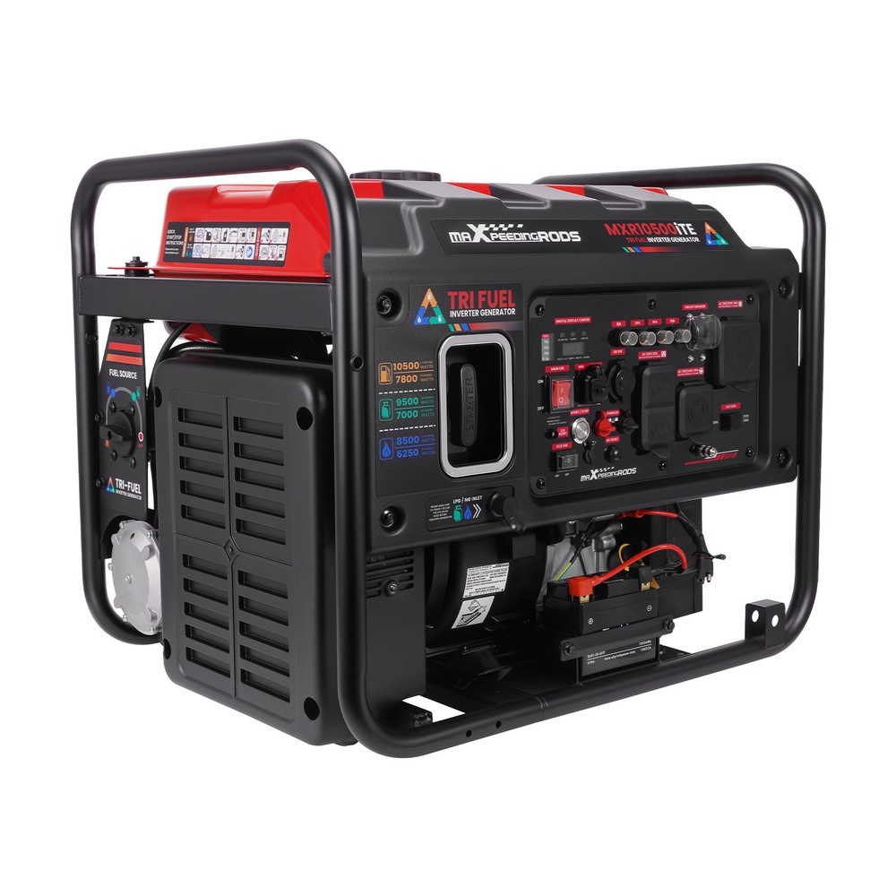 120/240V Inverter Generator Tri-Fuel 7000W LPG Running for Tailgate Party