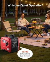 VEVOR Inverter Generator 3000W Peak Watt Quiet Inverter Generator Gas Powered