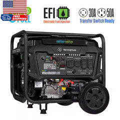 Westinghouse 12,500/9,500-Watt Dual Fuel Gas and Propane Powered EFI Portable US