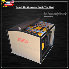 Generator Shed Combining Generator Covers While Running & Generator Covers for