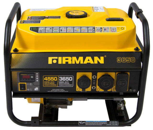Firman P03601 Gas Powered Portable Generator – 3650W
