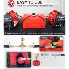 Generator Fuel Extended Fuel Kit for Honda EU2200, EU2000/EU1000/Generac/Kipor