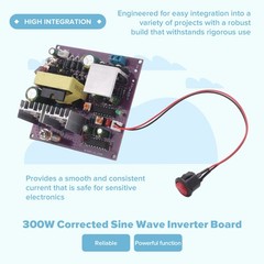 300W Correct Sine Wave Inverter Board 50-60Hz DC-AC 12V TO 220V C3965