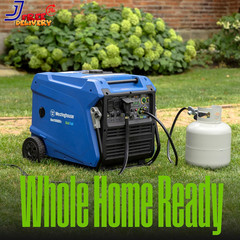 11000 Peak Watt Dual Fuel Portable Inverter Generator Remote Electric Start