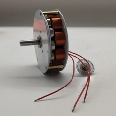 104x25MM Disc Generator Strong Magnetic Low Speed Multi-Pole 3-Phase Alternator