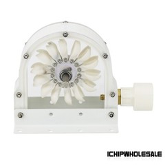 100-300W 500-4000RPM Pelton Wheel Impulse Pelton Turbine with Adapter to DIY