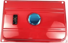 Durable 7 Gallon Iron Generator Fuel Tank with Filter & Valve for EC6500