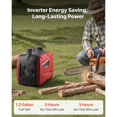 Uimoso 3000W Peak Watt Quiet Gas-Powered Inverter Generator