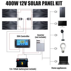 110V Solar Panel System Solar Panel + Controller+5000W Inverter Power Generation