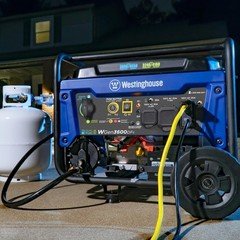 Westinghouse 4,650-W Portable RV Ready Dual Fuel Gas Generator with Remote Start