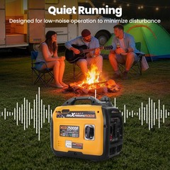 Dual Fuel 2500W Inverter Generator for Tailgating and Emergency Power