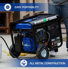 DuroMax XP13000EH 13,000 Watt Portable Dual Fuel Gas Propane Generator
