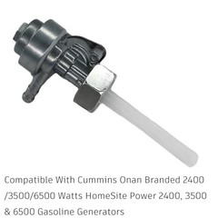 Compatible with Replacement Parts For Petcock Fuel Tank Valve For Cummins Onan