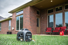 2,300W Portable Gas-Powered Quiet Inverter Generator for Home Emergency Backup,