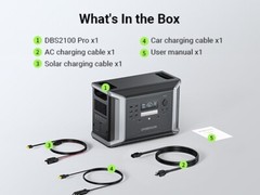 Dabbsson 2150Wh 2400W Power Station Solar Generator DBS2100Pro LFP Home Backup